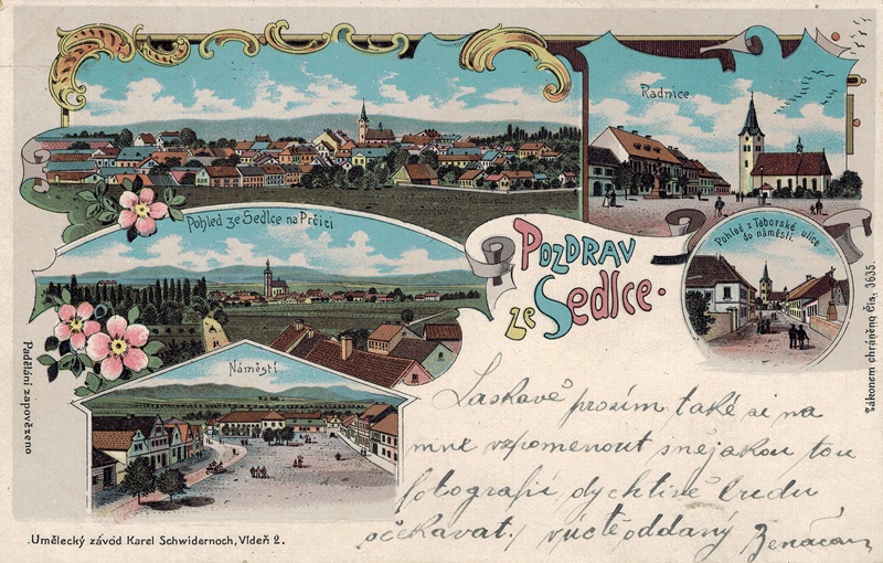 Muzeum České Sibiře,  Sedlec, pohlednice