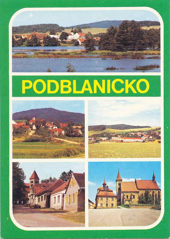 Muzeum esk Sibie, Podblanicko,pohlednice