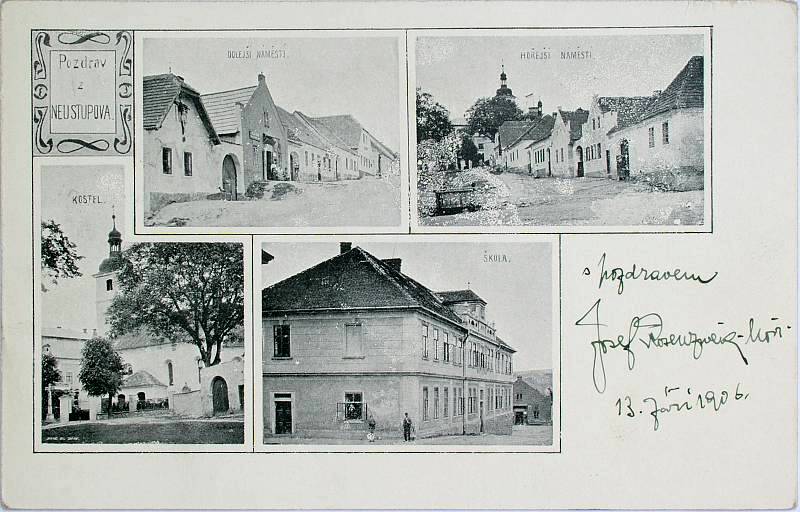 Muzeum České Sibiře, Neustupov, pohlednice