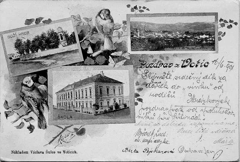 Muzeum esk Sibie, Votice, pohlednice