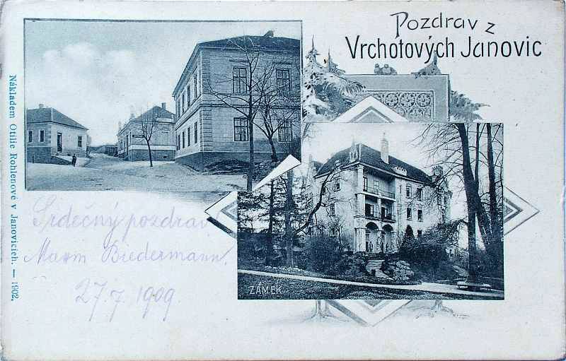 Muzeum esk Sibie, Pohlednice,Vrchotovy Janovice