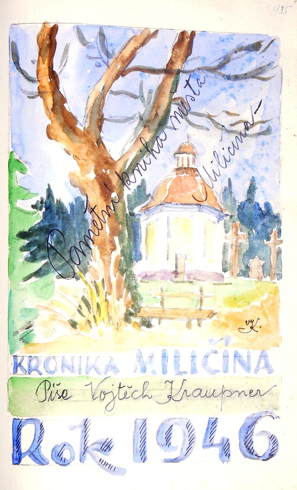 První pamětní kniha města Miličína, strana 935