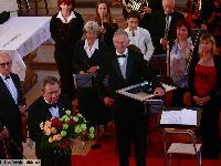 Loučení s dirigentem (a miličínským rodákem) Ivou Kraupnerem, který stál v čele tohoto hudebního tělesa 30 let